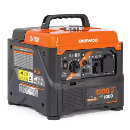 GDA1400i DAEWOO Agregat prądotwórczy inwertorowy 230V 1,2kW AVR silnik na PB 56cm³